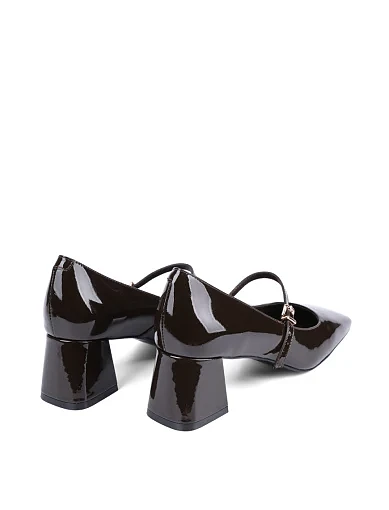 Жіночі туфлі MIRATON лакові зелені - фото 4 - Miraton