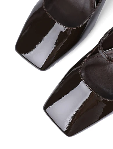 Жіночі туфлі MIRATON лакові зелені - фото 5 - Miraton