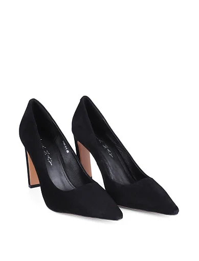 Женские туфли Mia May велюровые черные - фото 3 - Miraton