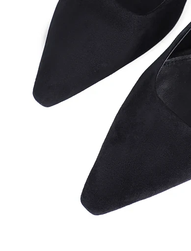 Женские туфли Mia May велюровые черные - фото 5 - Miraton