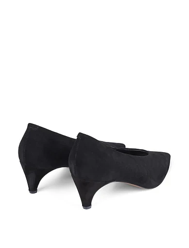 Жіночі туфлі MIRATON велюрові чорні(2493-1) - фото 4 - Miraton