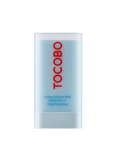 Tocobo Cotton Soft Sun Stick SPF50+ PA+ фото 1