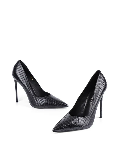 Жіночі туфлі Mia May шкіряні чорні - фото 2 - Miraton