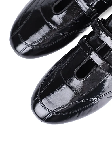 Жіночі кросівки MIRATON з масляної шкіри чорні - фото 6 - Miraton