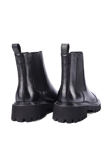 Женские ботинки челси Attizzare кожаные черные - фото 4 - Miraton