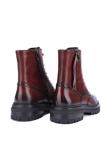 Жіночі черевики MIRATON шкіряні коричневі - фото 5 - Miraton