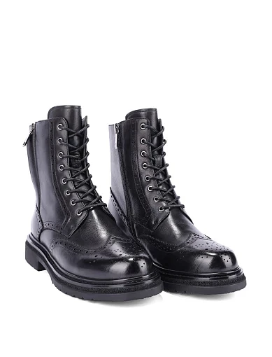 Жіночі черевики Attizzare шкіряні чорні(NH47AF-336L-P742M) - фото 3 - Miraton