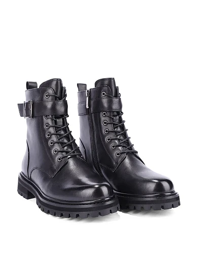 Жіночі черевики Attizzare шкіряні чорні(NH47Z-536L-P742R) - фото 3 - Miraton