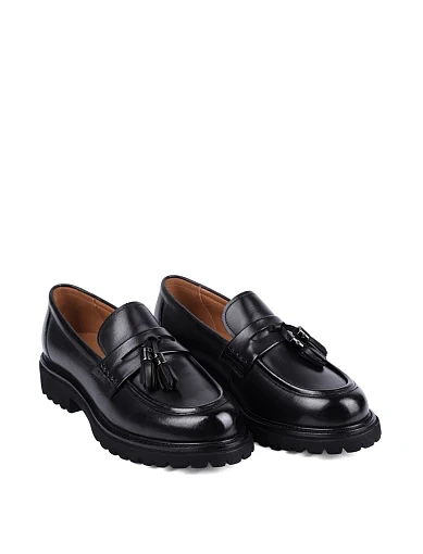 Жіночі туфлі MIRATON шкіряні чорні - фото 3 - Miraton