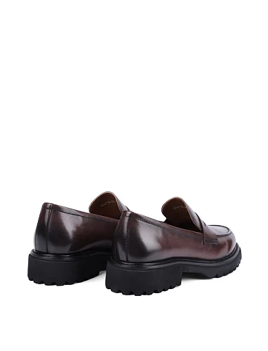 Жіночі туфлі MIRATON шкіряні коричневі - фото 4 - Miraton