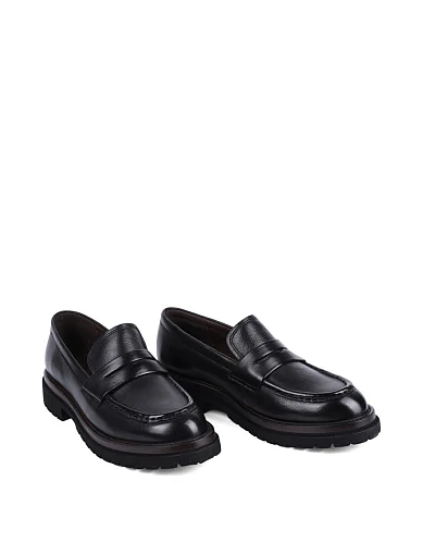 Жіночі туфлі MIRATON шкіряні чорні - фото 3 - Miraton