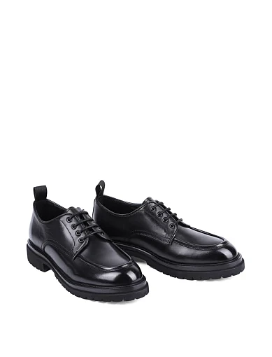 Жіночі туфлі MIRATON шкіряні чорні - фото 3 - Miraton