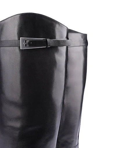 Жіночі чоботи Attizzare шкіряні чорні - фото 2 - Miraton