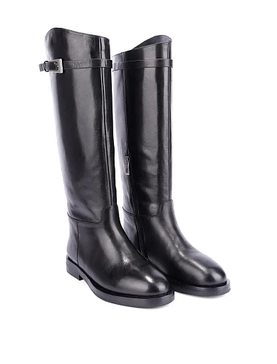Жіночі чоботи Attizzare шкіряні чорні - фото 3 - Miraton