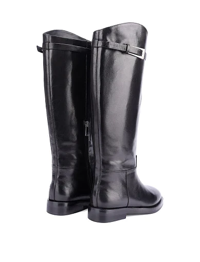 Жіночі чоботи Attizzare шкіряні чорні - фото 4 - Miraton