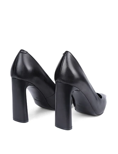 Женские туфли MIRATON кожаные черные - фото 4 - Miraton