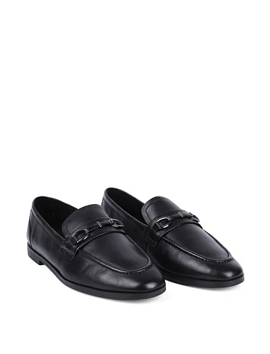 Жіночі сліпери MIRATON шкіряні чорні(X001-A-8) - фото 3 - Miraton