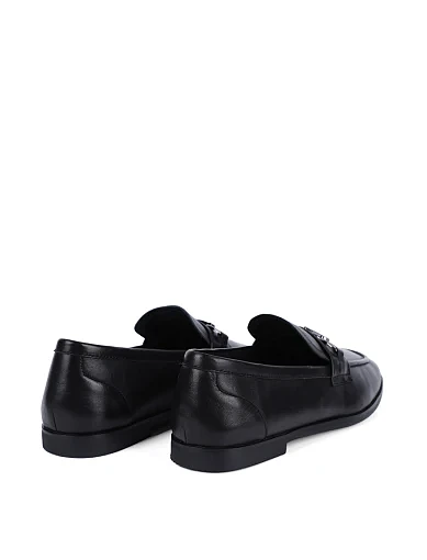 Жіночі сліпери MIRATON шкіряні чорні(X001-A-8) - фото 4 - Miraton