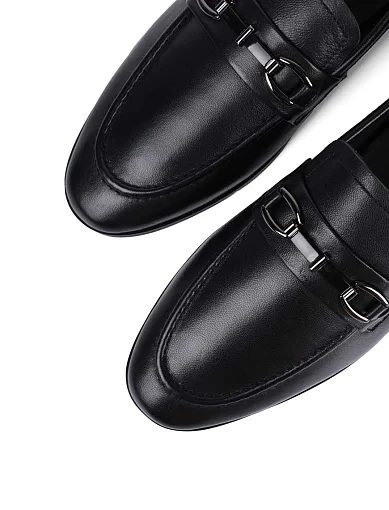 Жіночі сліпери MIRATON шкіряні чорні(X001-A-8) - фото 5 - Miraton