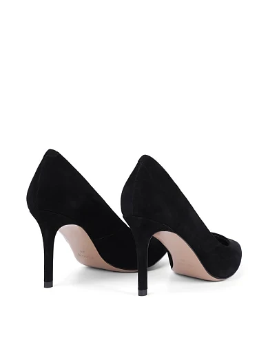 Жіночі туфлі MiaMay велюрові чорні - фото 4 - Miraton