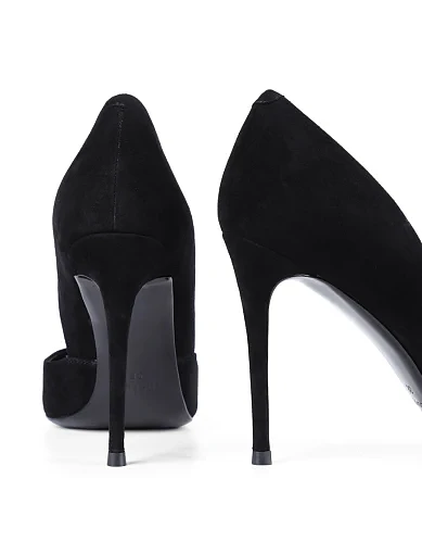 Жіночі туфлі Mia May велюрові чорні - фото 2 - Miraton