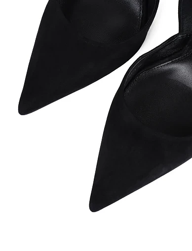 Жіночі туфлі Mia May велюрові чорні - фото 5 - Miraton