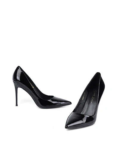 Жіночі туфлі Mia May лакові чорні - фото 2 - Miraton