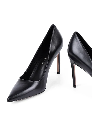 Жіночі туфлі Mia May шкіряні чорні - фото 2 - Miraton