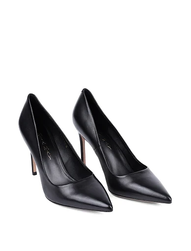 Жіночі туфлі Mia May шкіряні чорні - фото 3 - Miraton