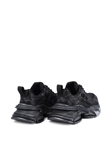 Жіночі кросівки MIRATON зі штучної шкіри чорні - фото 4 - Miraton