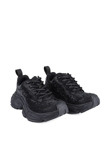 Жіночі кросівки MIRATON велюрові чорні - фото 3 - Miraton