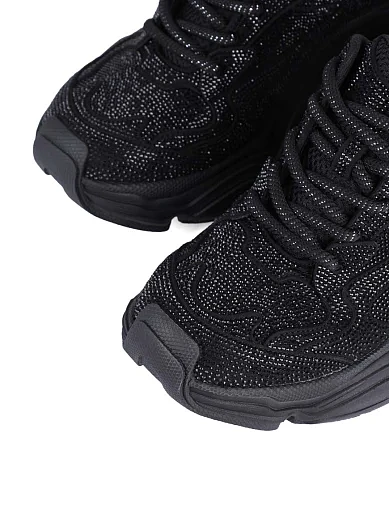 Жіночі кросівки MIRATON велюрові чорні - фото 6 - Miraton