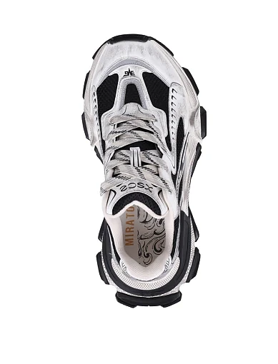 Жіночі кросівки MIRATON зі штучної шкіри білі - фото 5 - Miraton