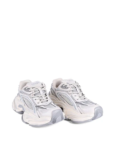 Женские кроссовки MIRATON из искусственной кожи белые - фото 3 - Miraton