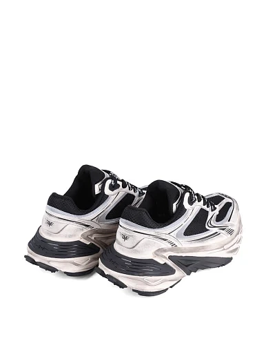 Жіночі кросівки MIRATON зі штучної шкіри чорно-білі - фото 4 - Miraton