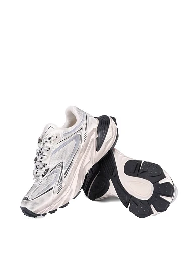 Женские кроссовки MIRATON из искусственной кожи белые - фото 5 - Miraton