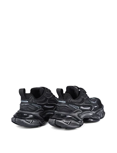 Женские кроссовки MIRATON велюровые черные - фото 4 - Miraton