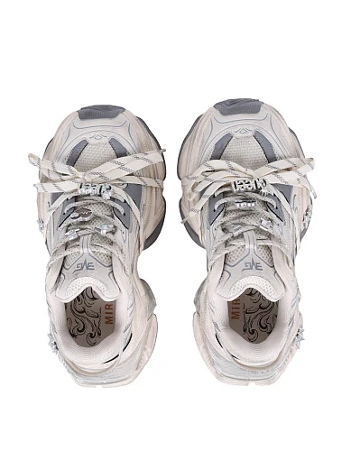 Жіночі кросівки MIRATON зі штучної шкіри білі - фото 2 - Miraton