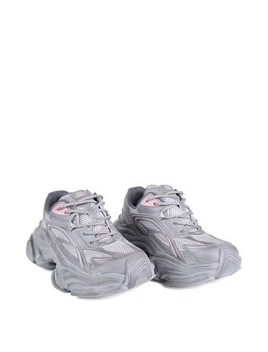 Жіночі кросівки MIRATON зі штучної шкіри сірі - фото 3 - Miraton