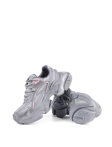 Жіночі кросівки MIRATON зі штучної шкіри сірі - фото 5 - Miraton