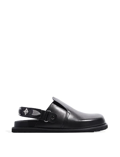 Жіночі сліпери MIRATON шкіряні чорні - фото 2 - Miraton