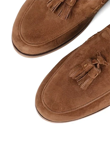 Жіночі сліпери Attizzare велюрові коричневі - фото 5 - Miraton