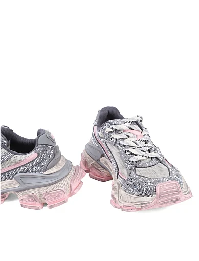 Женские кроссовки MIRATON велюровые серые - фото 2 - Miraton