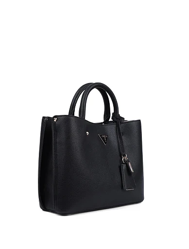 Жіноча сумка тоут з екошкіри чорна - фото 2 - Miraton