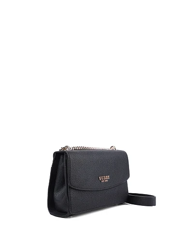 Жіноча сумка крос-боді Guess з екошкіри чорна(HWBG73 34210ОЗ25-26) - фото 2 - Miraton