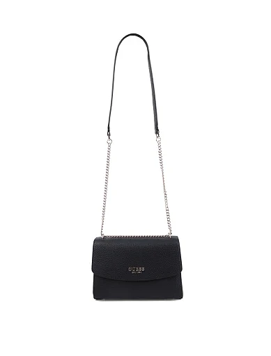 Жіноча сумка крос-боді Guess з екошкіри чорна(HWBG73 34210ОЗ25-26) - фото 6 - Miraton