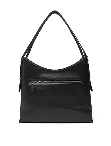 Жіноча сумка з екошкіри чорна - фото 2 - Miraton