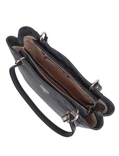 Жіноча сумка тоут Guess з екошкіри сіра(HWBG96 72250) - фото 5 - Miraton