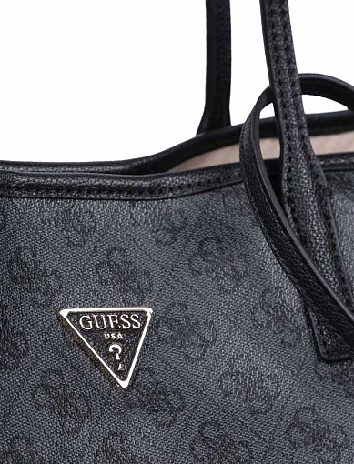 Женская сумка 2 в 1 из экокожи серая - фото 4 - Miraton