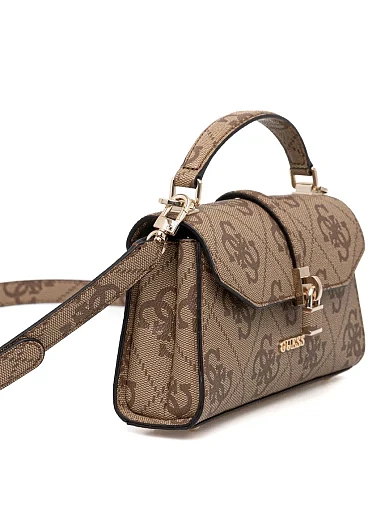 Жіноча сумка крос-боді з екошкіри бежева - фото 2 - Miraton